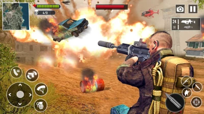 US Counter Attack FPS Gun Strike Shooting Games (ВЗЛОМ, много денег) screenshot №4