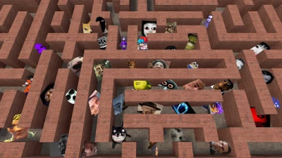 Nextbots In Backrooms: Shooter screen 1