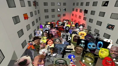 Nextbots In Backrooms: Shooter screen 4