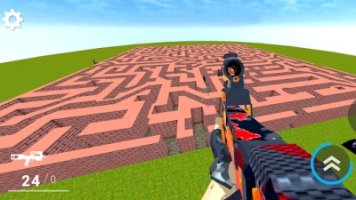 Nextbots In Backrooms: Shooter screen 6