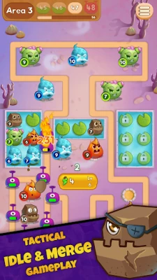 ShooterLand: Idle Merge Plants - Tower Defense screenshot №3
