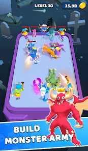 Monster Rampage: Merge Rainbow screen 1