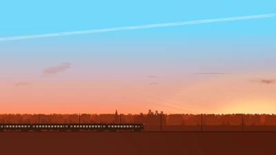 Симулятор поезда электрички 2Д screen 2