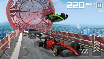 Formula Car Stunt Games screen 2