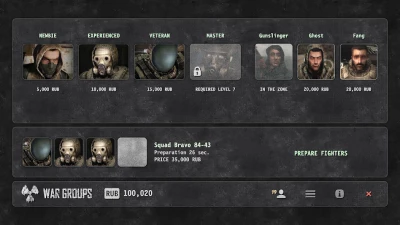 War Groups screen 5