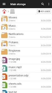 File Manager screen 2