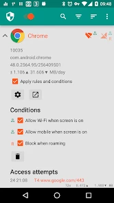 NetGuard - no-root firewall screen 2