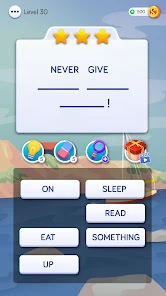 Sentence That: Word Merge screen 2