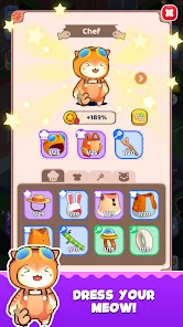 Sushi Cat Cafe: Idle Food Game screen 3