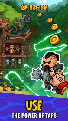 Taplands - idle clicker game screen 1