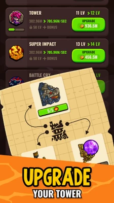 Taplands - idle clicker game screen 2