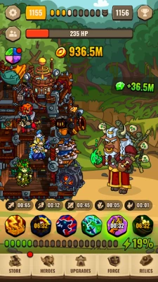 Taplands - idle clicker game screen 6