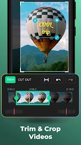 Видеоредактор и фото AndroVid screen 1