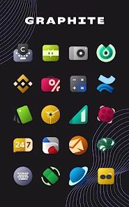 Graphite Icon Pack screen 2