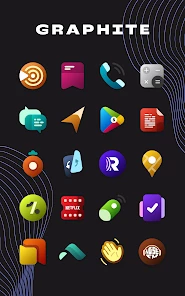 Graphite Icon Pack screen 4