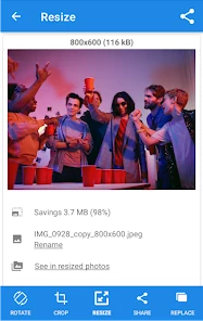 Уменьшение изображений-Resizer screen 5