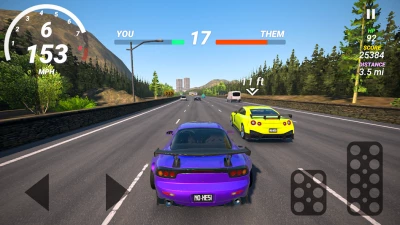 No Hesi Car Traffic Racing screen 3