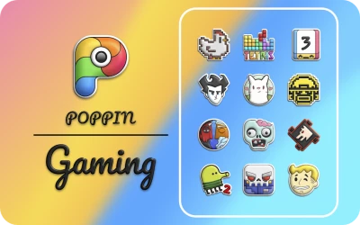 Poppin icon pack screen 3