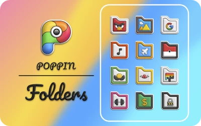 Poppin icon pack screen 4