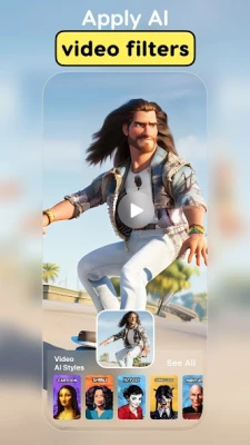 Restyle Cartoon yourself screen 1