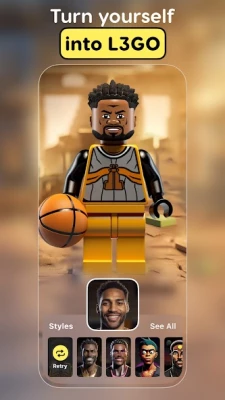 Restyle Cartoon yourself screen 2