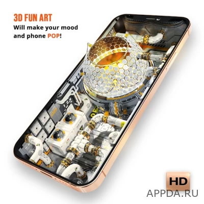 Wave Live Wallpapers Maker 3D screen 2