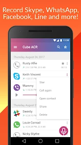 Запись звонков - Cube ACR screen 2