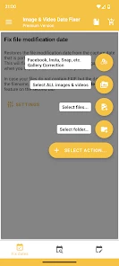Image & Video Date Fixer screen 2