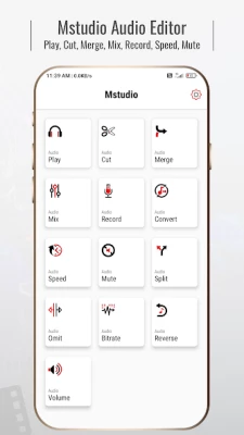 Mstudio : Audio & Music Editor screen 1