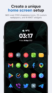 Vera Icon Pack: shapeless icon screen 1