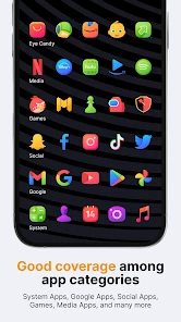 Vera Icon Pack: shapeless icon screen 4