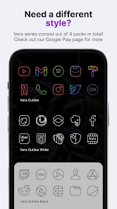 Vera Icon Pack: shapeless icon screen 7