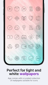 Vera Outline Black: Icon Pack screen 2