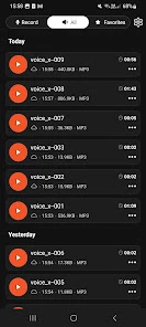 Автоматический диктофон screen 3