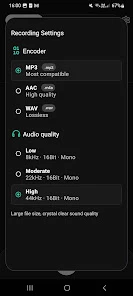 Автоматический диктофон screen 5
