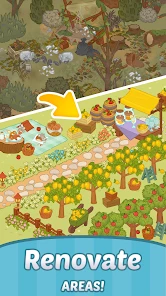 Merge Cartoon : Renovate Town screen 1