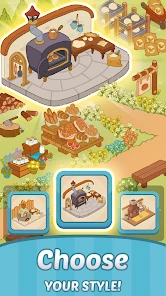 Merge Cartoon : Renovate Town screen 2