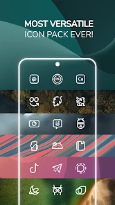 Reev Pro - White Outline Icons screen 3