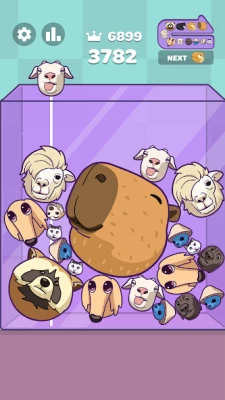 Capy Merge: Animal Drop Puzzle screen 2