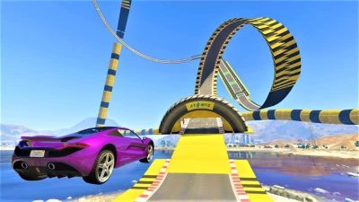 Car Parkour: Sky Racing 3D screen 1