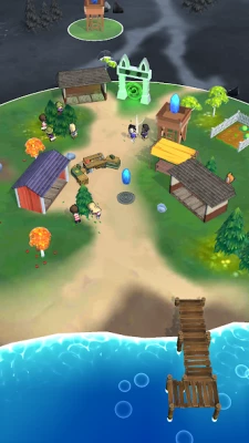 Цветные захватчики Idle screen 3