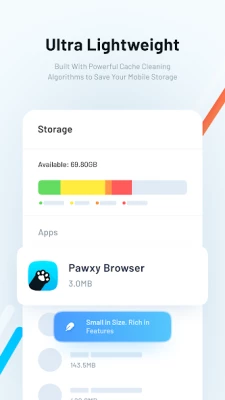 Pawxy Fast VPN & Web Browser screen 5
