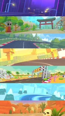 Thumb Drift — Furious Car Drif screenshot №3