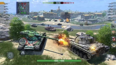 World of Tanks Blitz PVP битвы screenshot №3