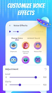 Voice Changer screen 2