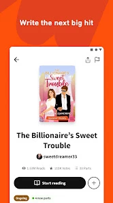Wattpad screen 4