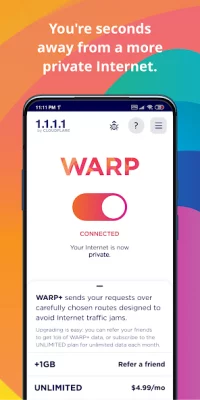1.1.1.1 + WARP: Safer Internet screenshot №3