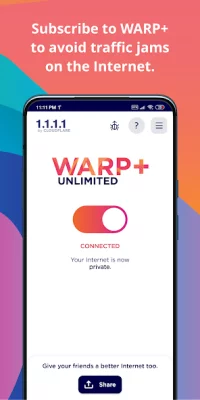 1.1.1.1 + WARP: Safer Internet screenshot №4