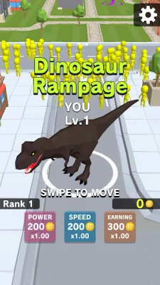 Dinosaur Rampage screenshot №2