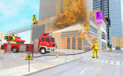 911 Rescue Fire Truck 3D Sim screenshot №4
